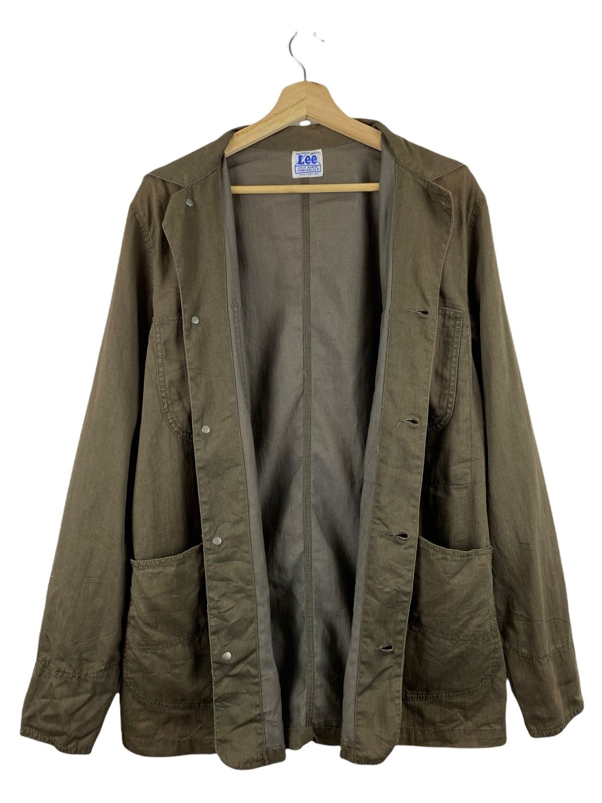 Lee × Vintage VINTAGE 80’s LEE UNION MADE CARGO JACKET Size US L / EU 52-54 / 3 - 3 Thumbnail