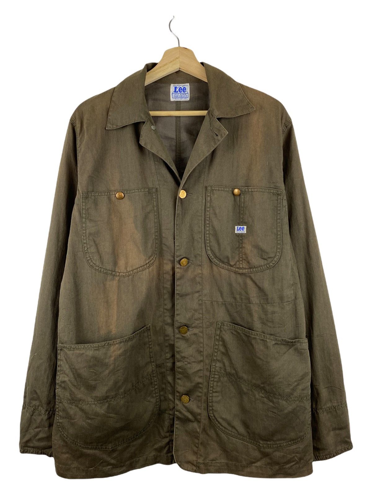 Lee × Vintage VINTAGE 80’s LEE UNION MADE CARGO JACKET Size US L / EU 52-54 / 3 - 1 Thumbnail