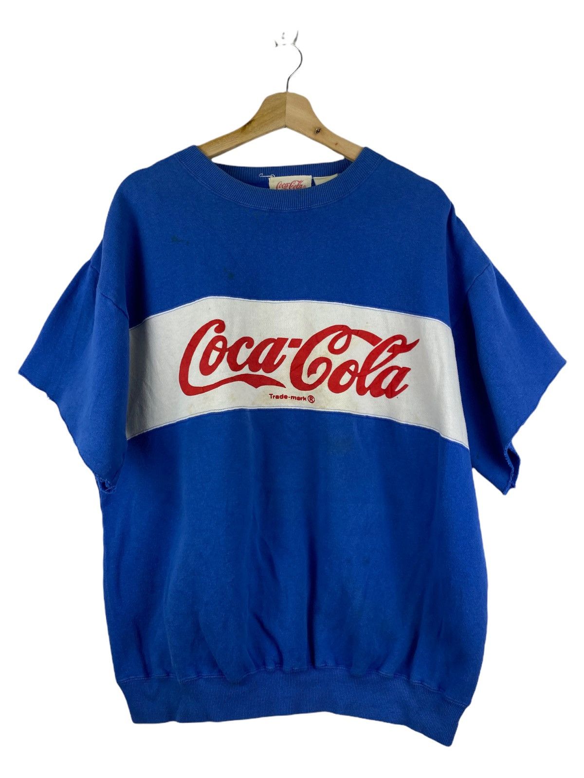 Coca Cola × Vintage VINTAGE 80’s COCA-COLA SLEEVELESS SWEATSHIRT Size US M / EU 48-50 / 2 - 1 Thumbnail