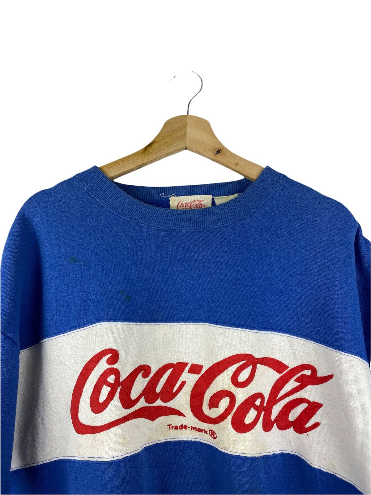 Coca Cola × Vintage VINTAGE 80’s COCA-COLA SLEEVELESS SWEATSHIRT Size US M / EU 48-50 / 2 - 2 Thumbnail