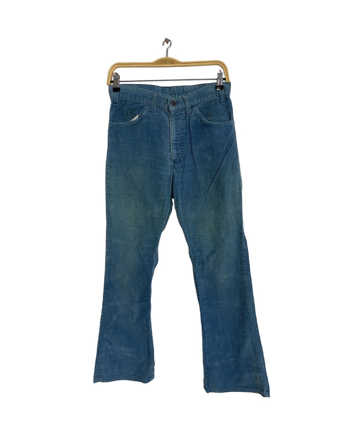 Levi's 90s Corduroy Levis White Tab Light Blue Jeans Size US 28 / EU 44 - 1 Thumbnail