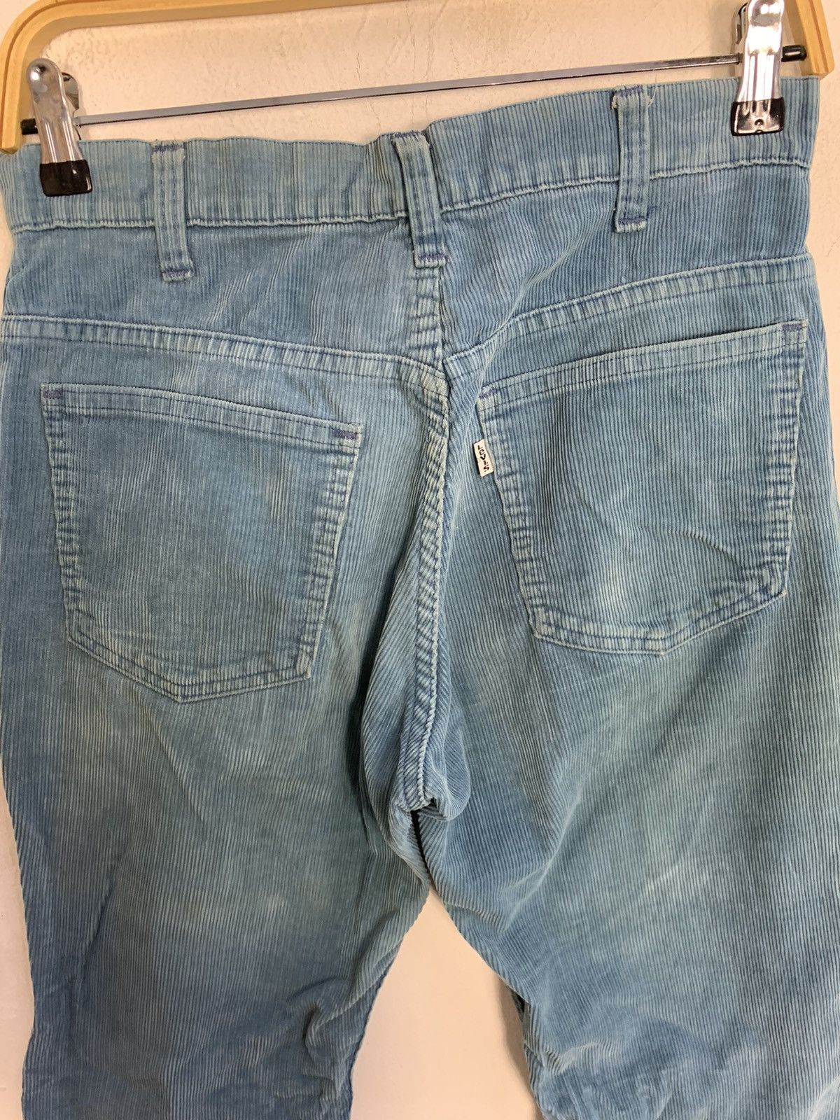 Levi's 90s Corduroy Levis White Tab Light Blue Jeans Size US 28 / EU 44 - 4 Thumbnail