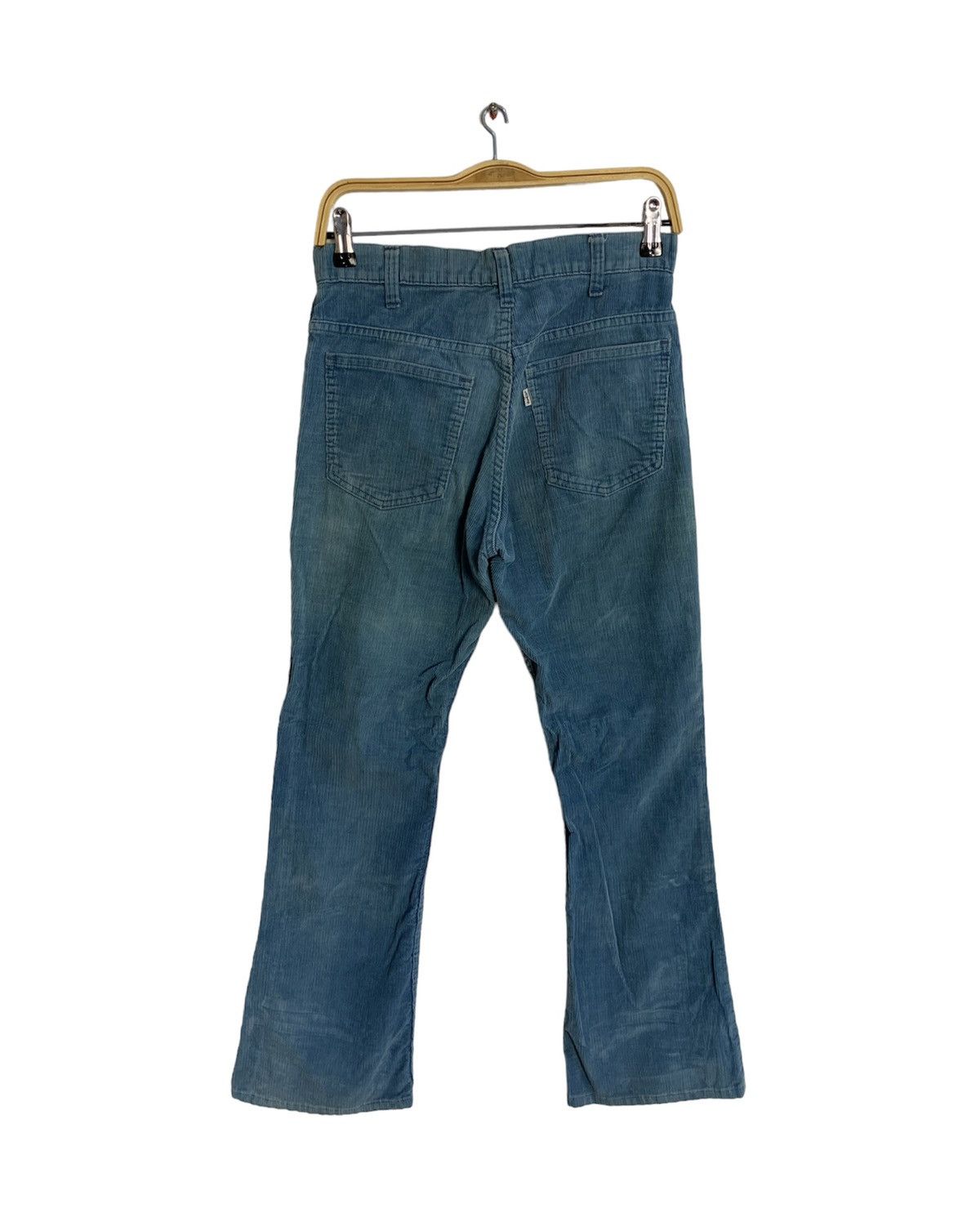 Levi's 90s Corduroy Levis White Tab Light Blue Jeans Size US 28 / EU 44 - 2 Thumbnail