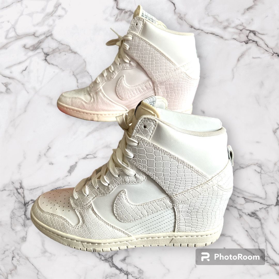 Nike Vintage 7 Nike DUNK SKY HI HIGH Wedge Sneakers 528899 105 Grailed