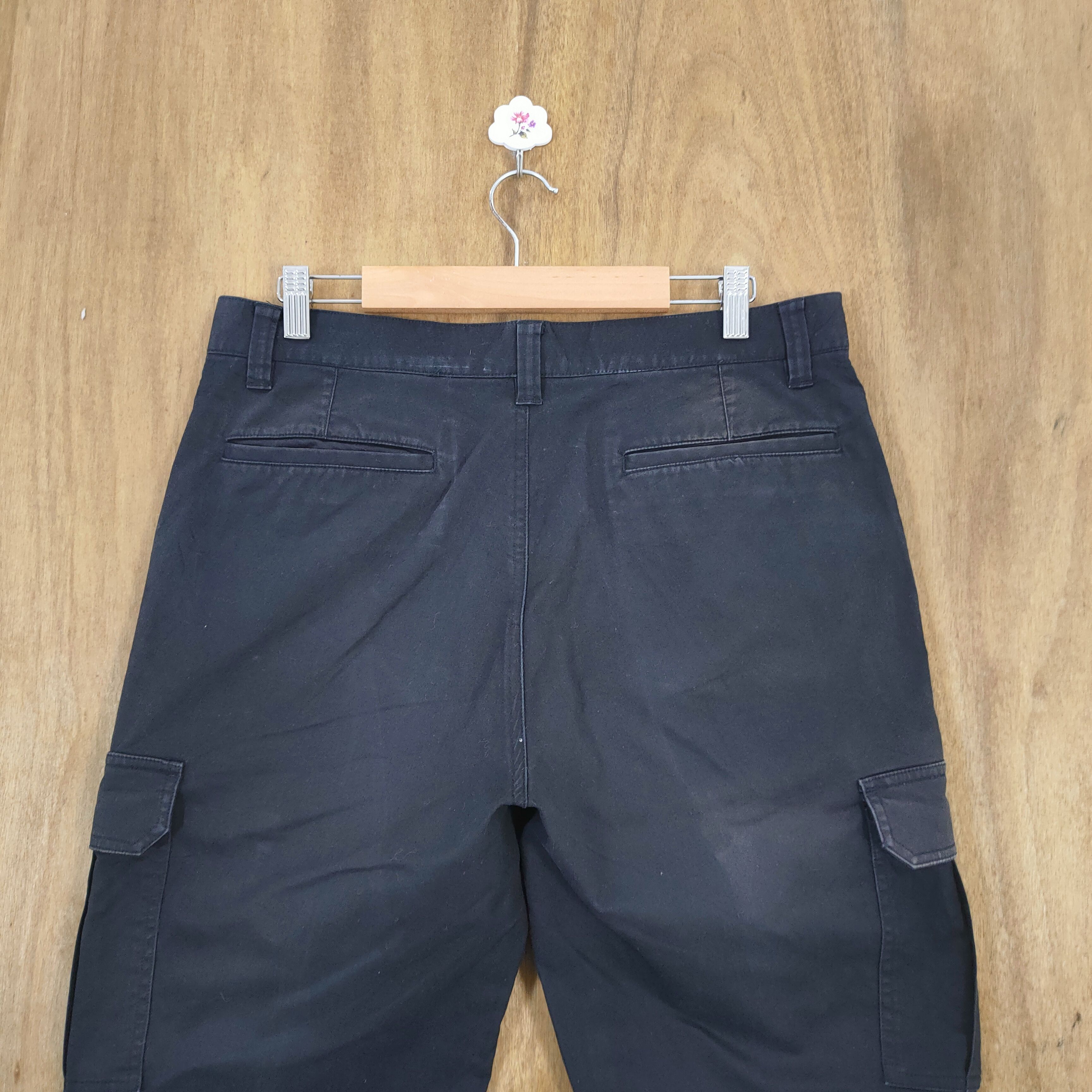 Japanese Brand VINTAGE IGNIO BLACK CARGO PANTS Size US 34 / EU 50 - 9 Thumbnail