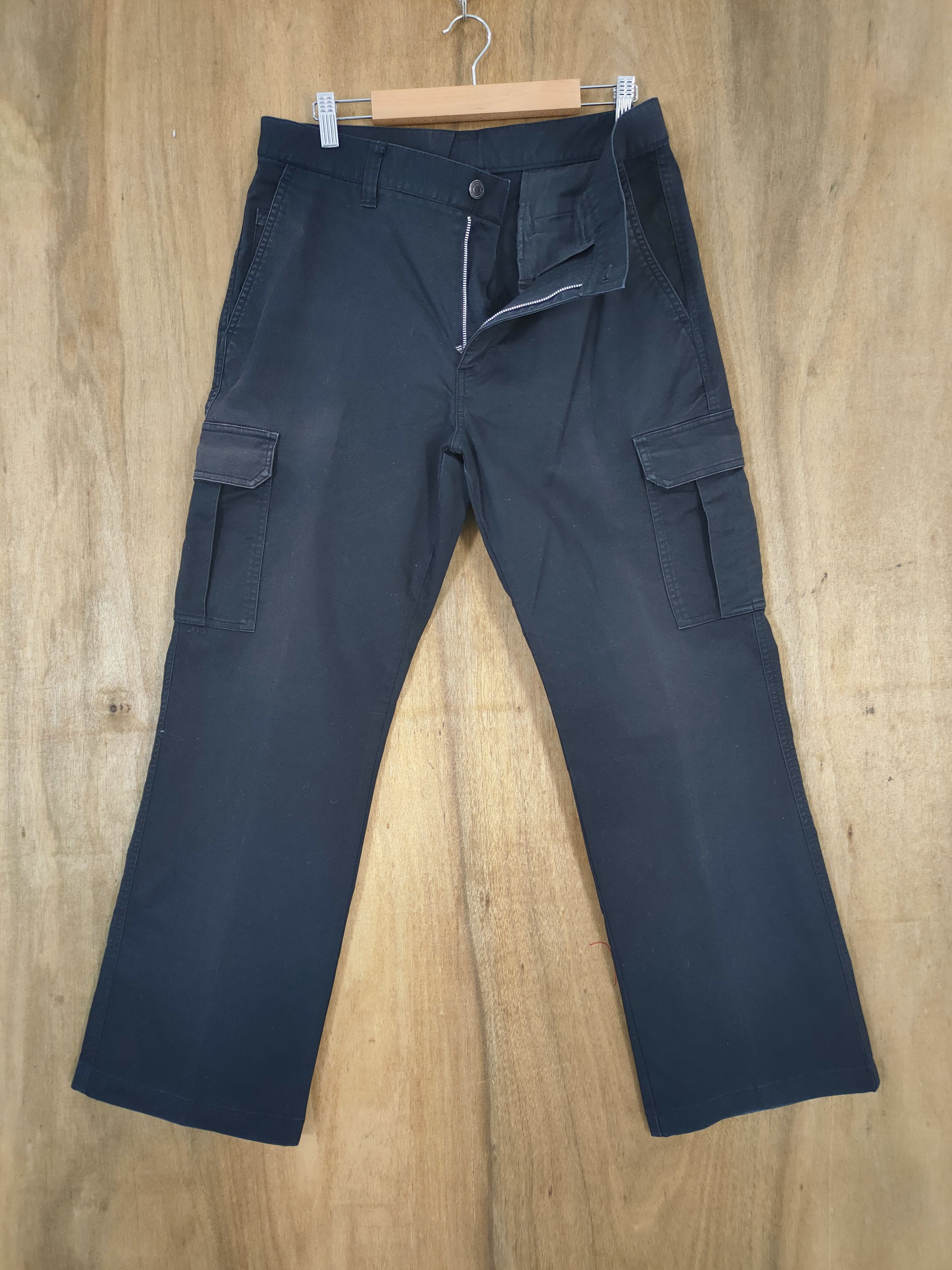 Japanese Brand VINTAGE IGNIO BLACK CARGO PANTS Size US 34 / EU 50 - 1 Thumbnail