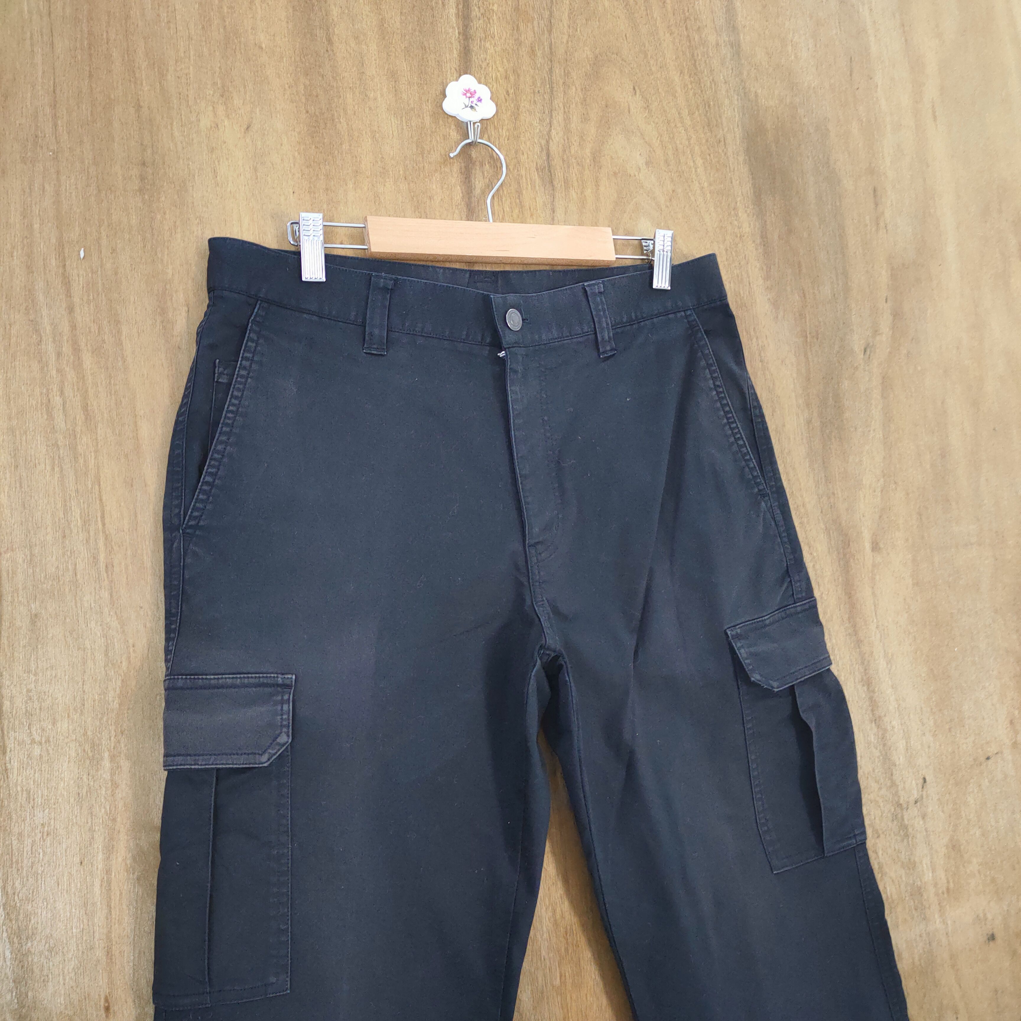 Japanese Brand VINTAGE IGNIO BLACK CARGO PANTS Size US 34 / EU 50 - 3 Thumbnail