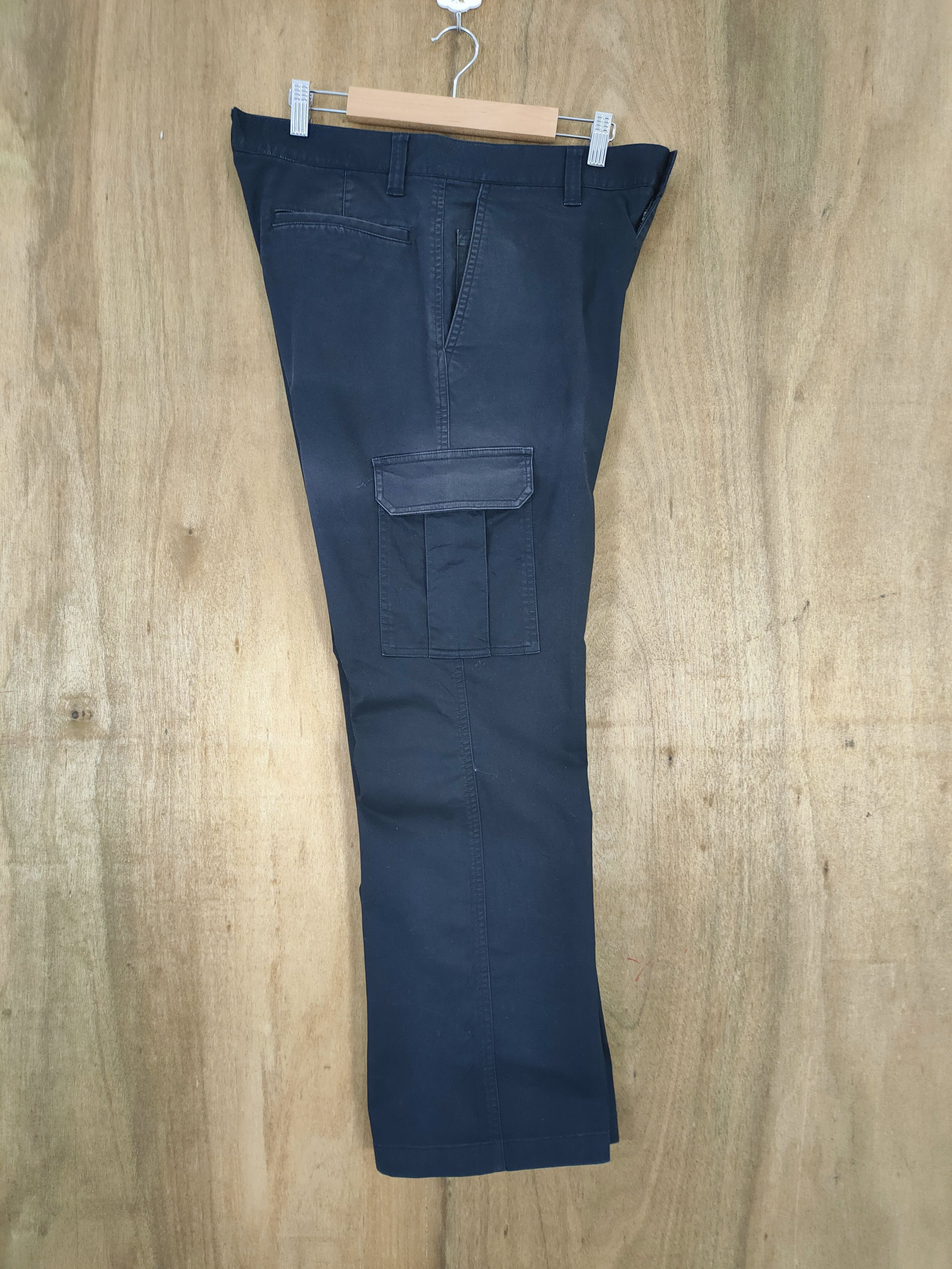 Japanese Brand VINTAGE IGNIO BLACK CARGO PANTS Size US 34 / EU 50 - 7 Thumbnail
