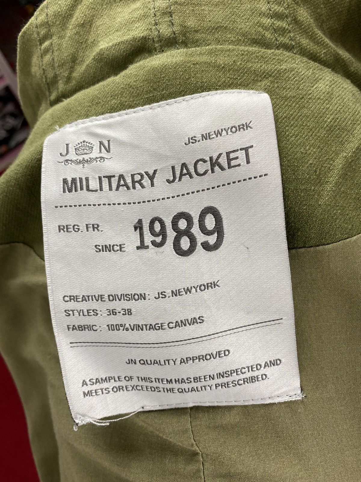 Vintage PARKA MILITARY JACKET NICE DESIGN BY JS NEWYORK Size US L / EU 52-54 / 3 - 11 Thumbnail