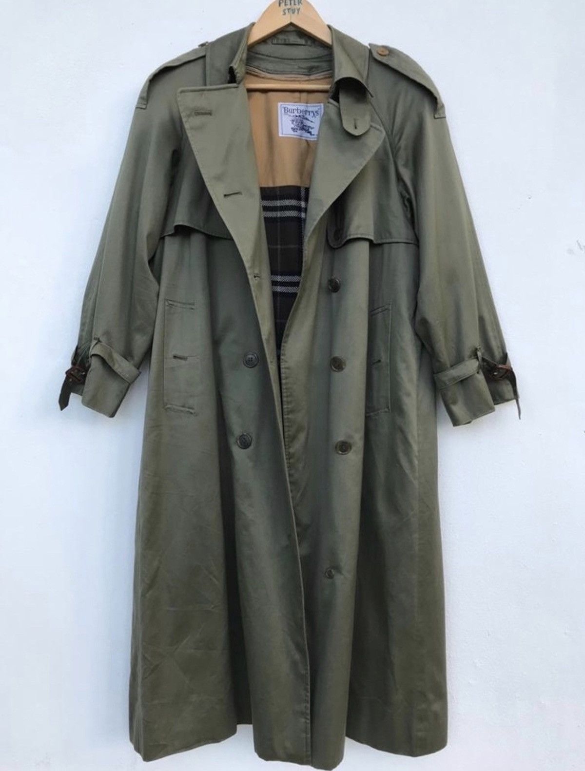 Burberry VINTAGE BURBERRYS LONG COAT NOVACHECK LINING Size US L / EU 52-54 / 3 - 12 Thumbnail