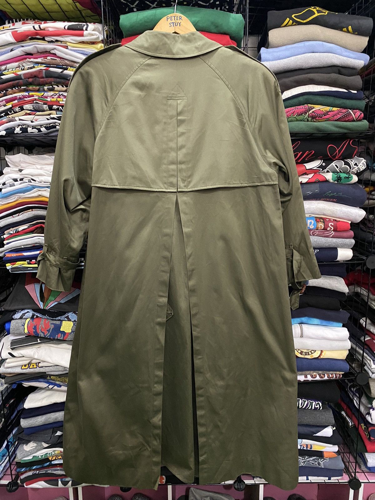 Burberry VINTAGE BURBERRYS LONG COAT NOVACHECK LINING Size US L / EU 52-54 / 3 - 3 Thumbnail