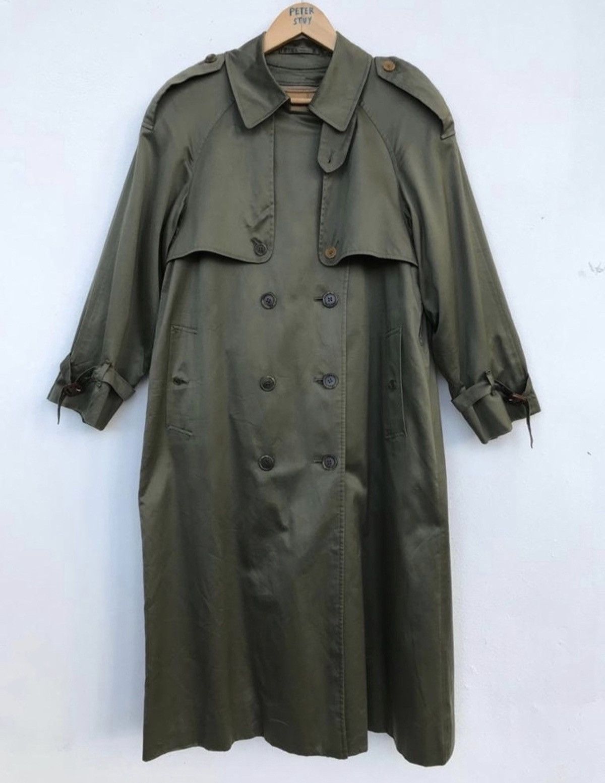 Burberry VINTAGE BURBERRYS LONG COAT NOVACHECK LINING Size US L / EU 52-54 / 3 - 10 Thumbnail
