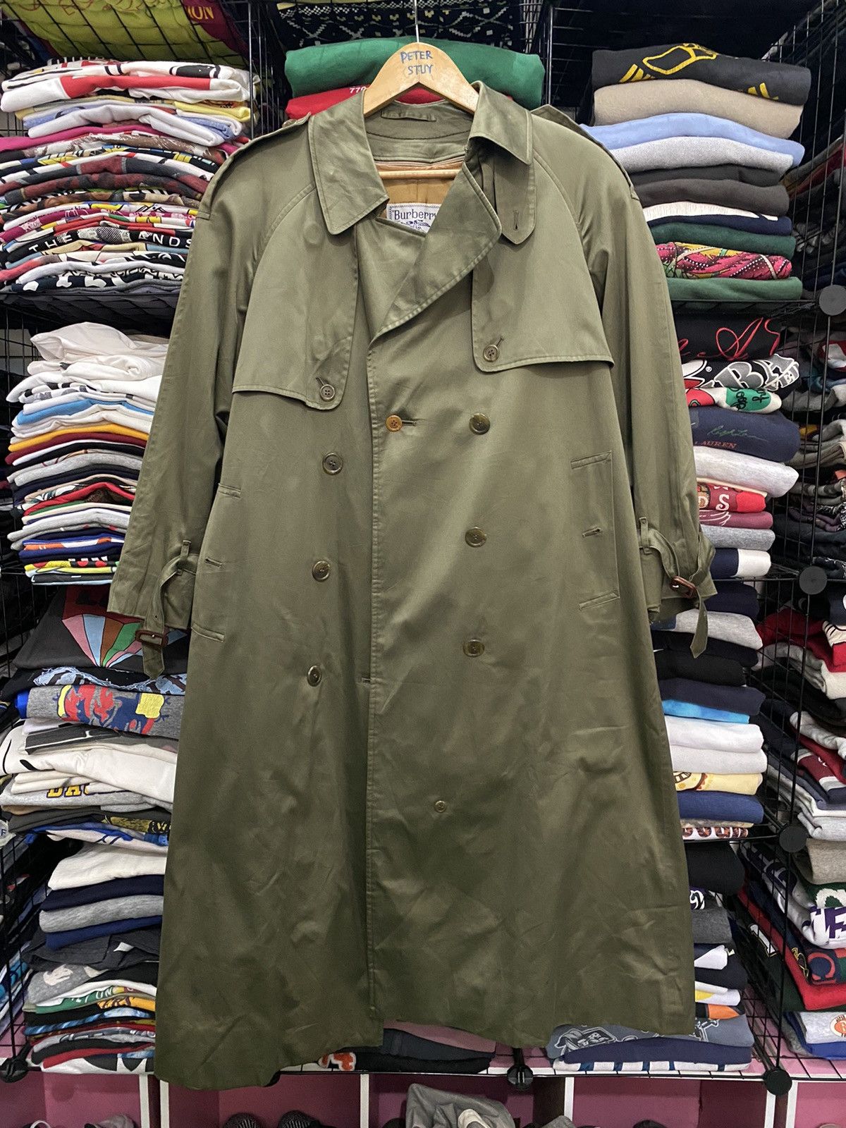 Burberry VINTAGE BURBERRYS LONG COAT NOVACHECK LINING Size US L / EU 52-54 / 3 - 2 Thumbnail