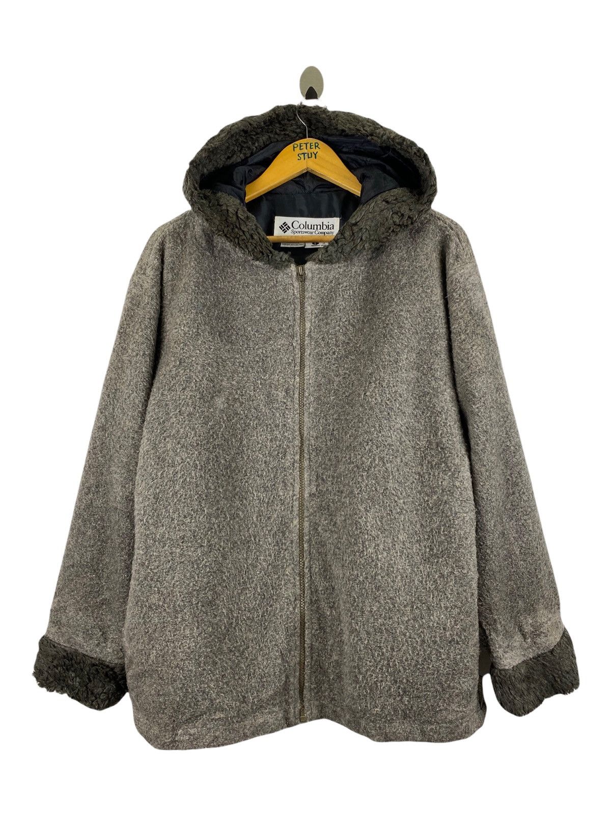 Columbia × Vintage VINTAGE COLUMBIA MADE USA ACRYLIC HOODIE JACKET Size US L / EU 52-54 / 3 - 1 Thumbnail