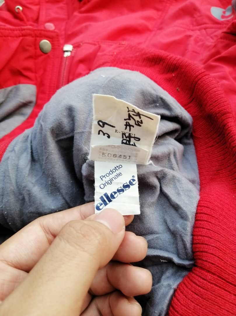 Ellesse × Vintage Vintage Ellesse Nice Design Red Jacket Size US M / EU 48-50 / 2 - 7 Thumbnail