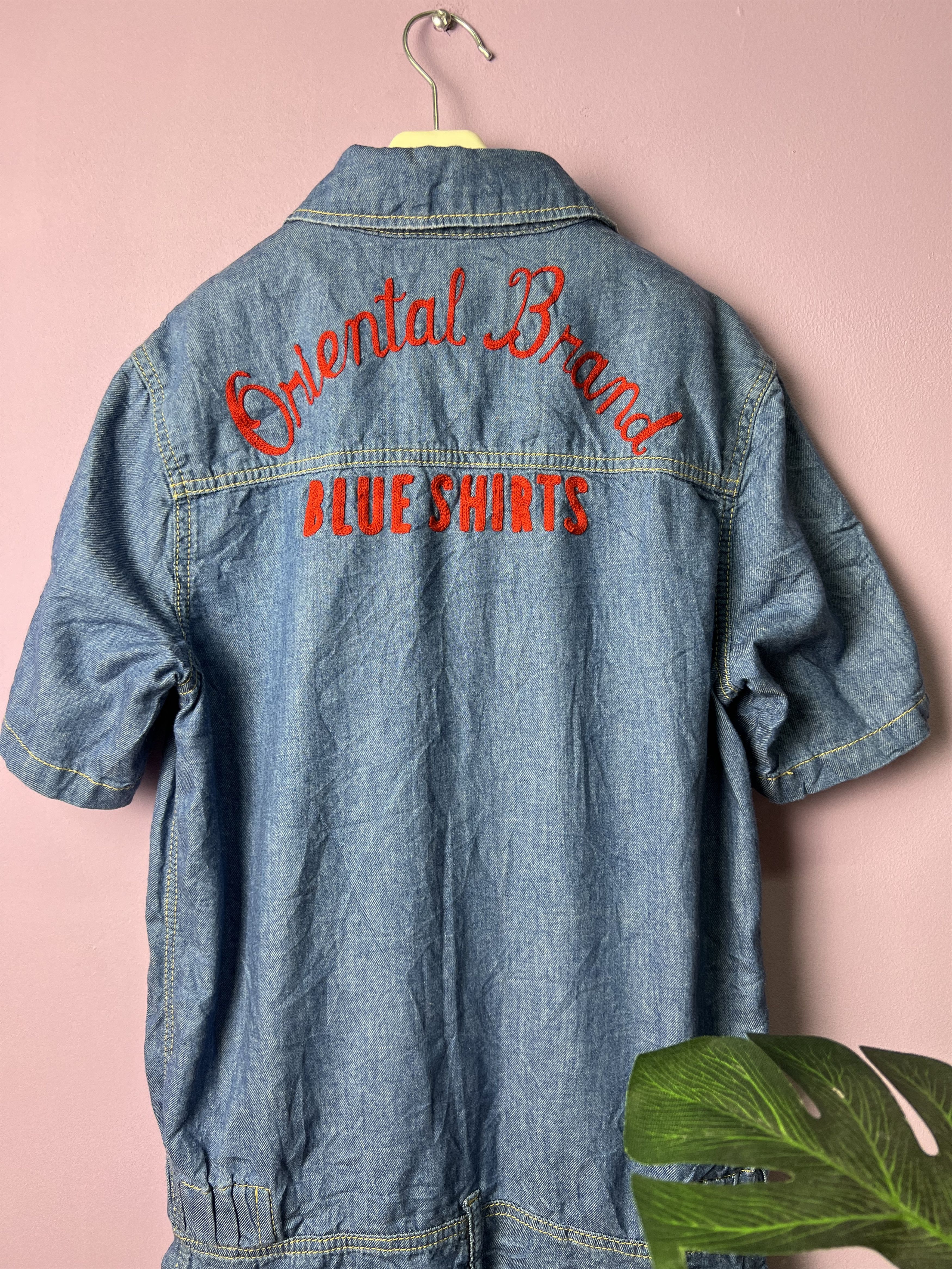Japanese Brand 🔥Vintage Rodeo Crown Short Pants Overall Size 33" - 15 Thumbnail