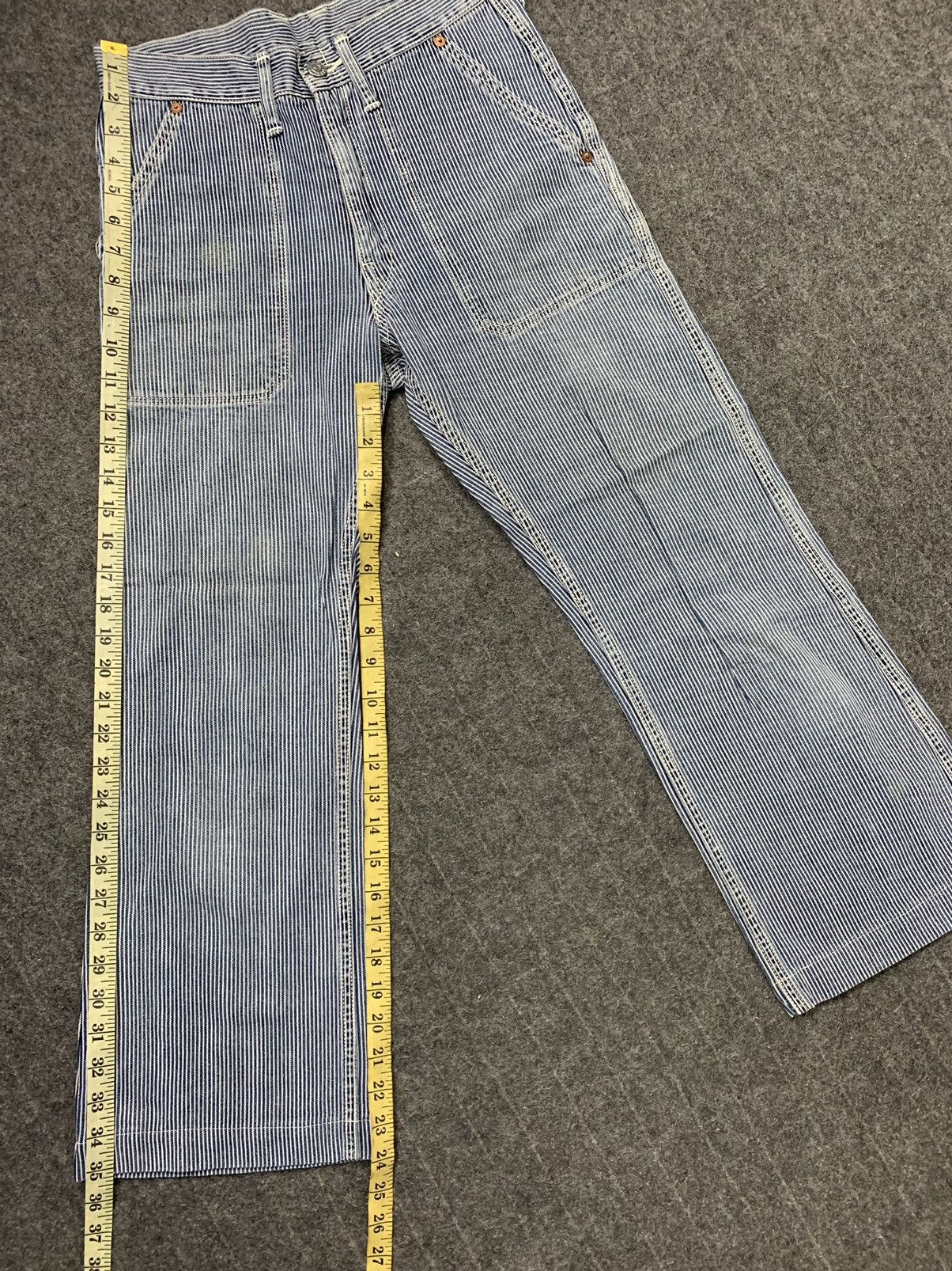 45rpm 90s Hickory Jeans 45 Rpm Japanese Big Pocket Style Size 28" / US 6 / IT 42 - 10 Thumbnail