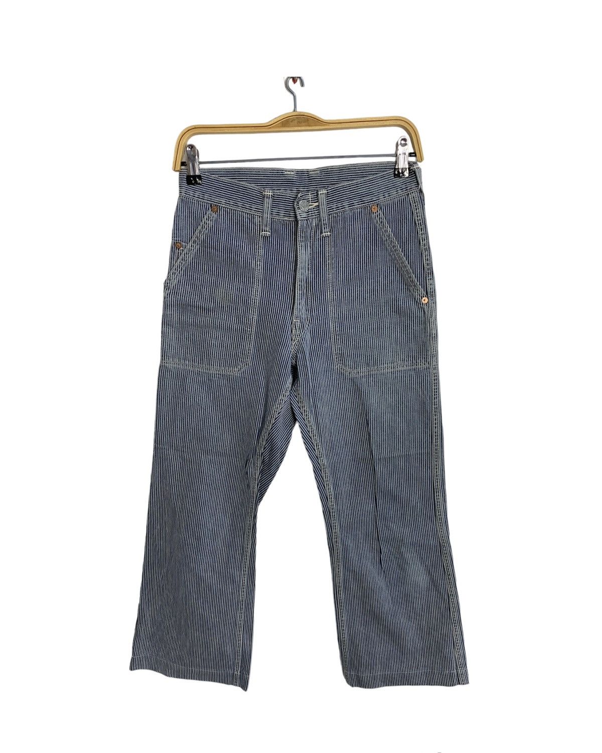 45rpm 90s Hickory Jeans 45 Rpm Japanese Big Pocket Style Size 28" / US 6 / IT 42 - 1 Thumbnail