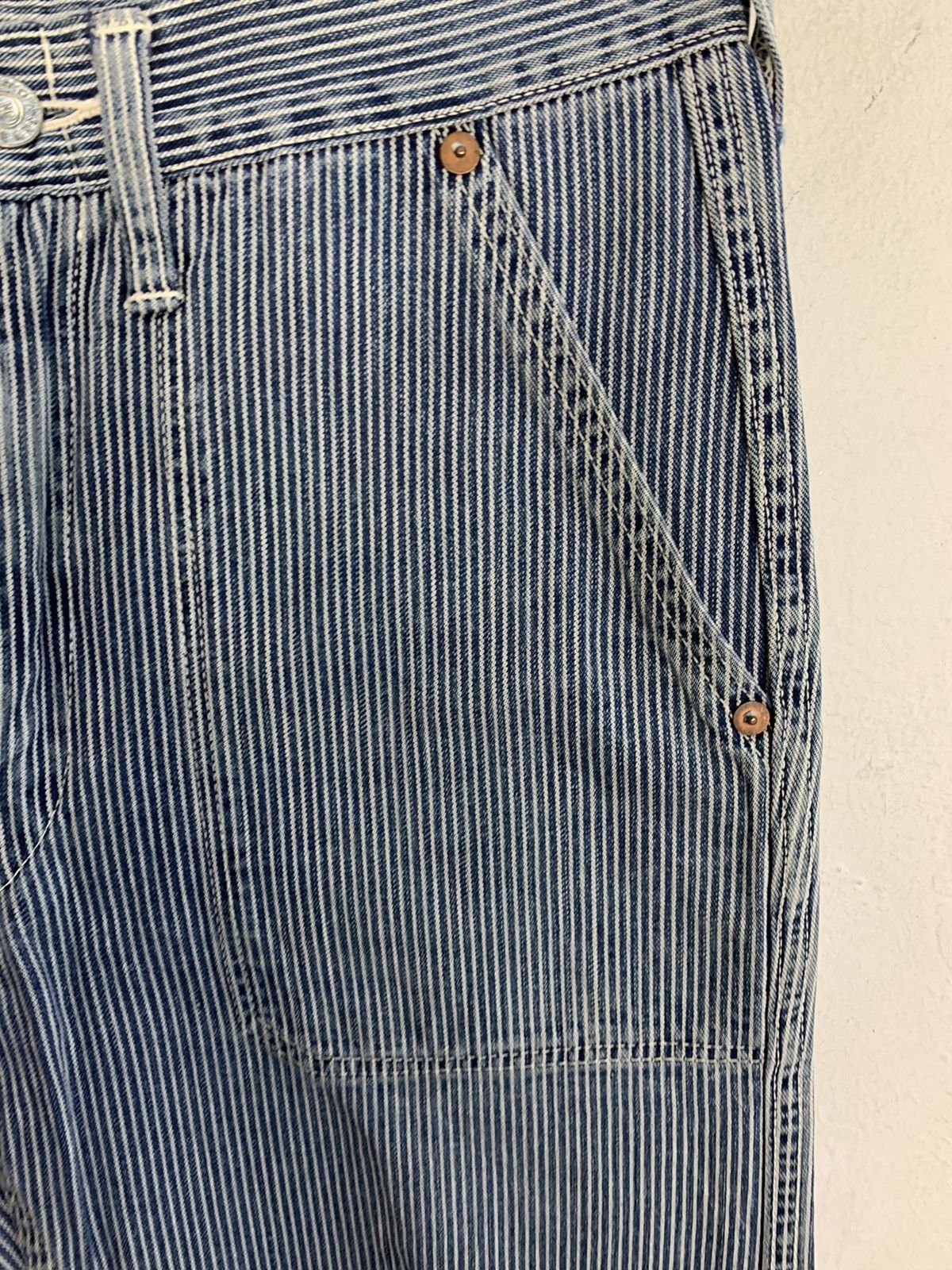 45rpm 90s Hickory Jeans 45 Rpm Japanese Big Pocket Style Size 28" / US 6 / IT 42 - 13 Thumbnail