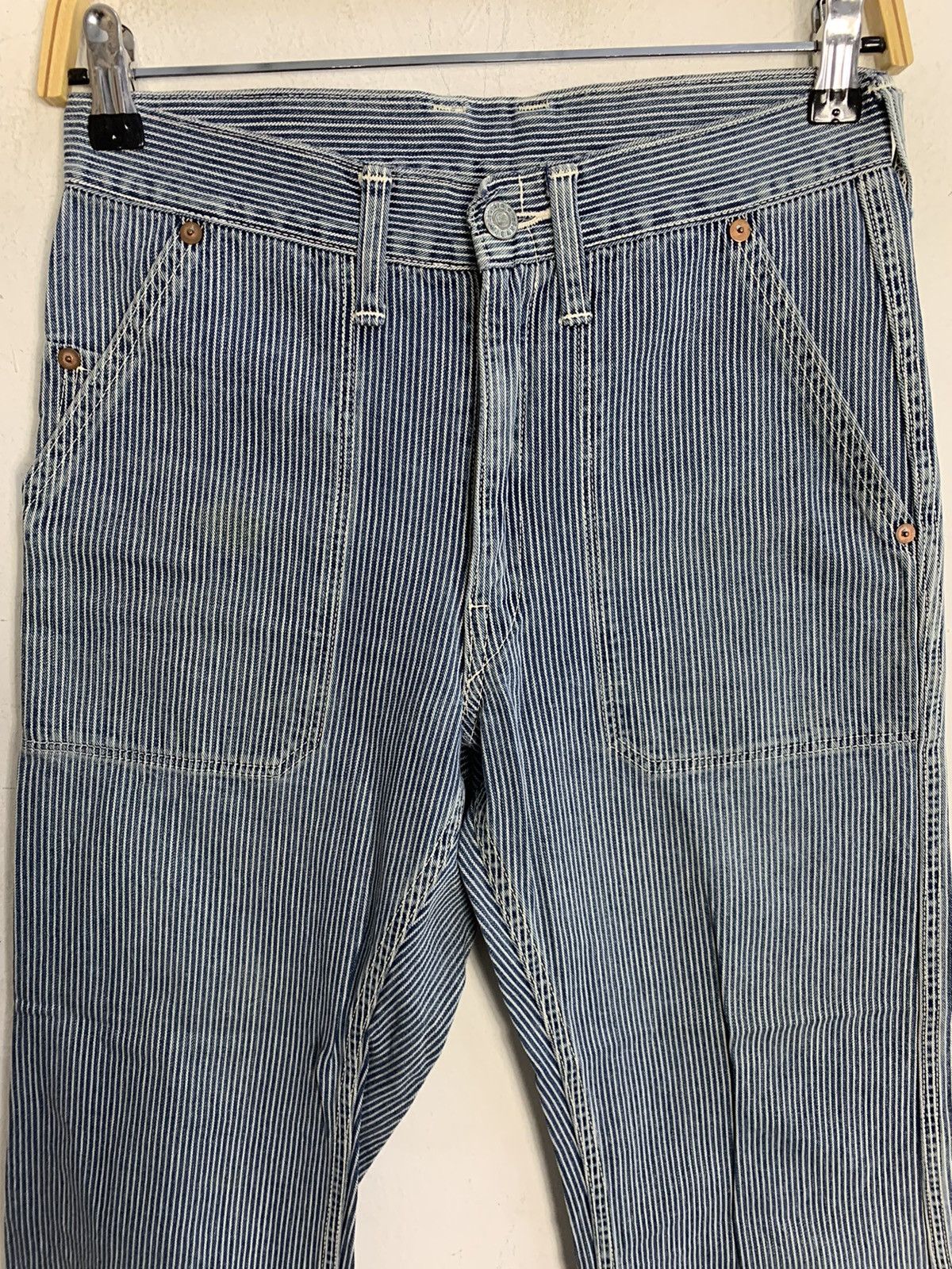 45rpm 90s Hickory Jeans 45 Rpm Japanese Big Pocket Style Size 28" / US 6 / IT 42 - 3 Thumbnail
