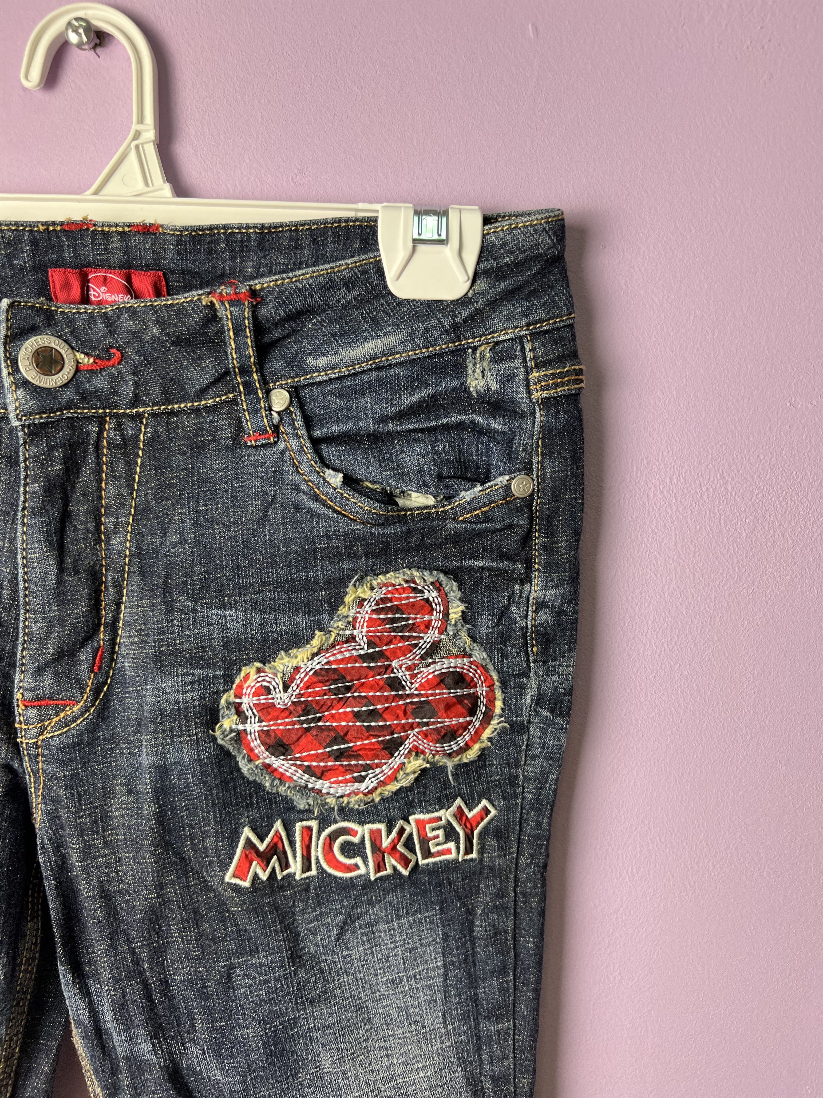 Disney 🔥Mickey Disney Flared Denim Size 29" - 6 Thumbnail