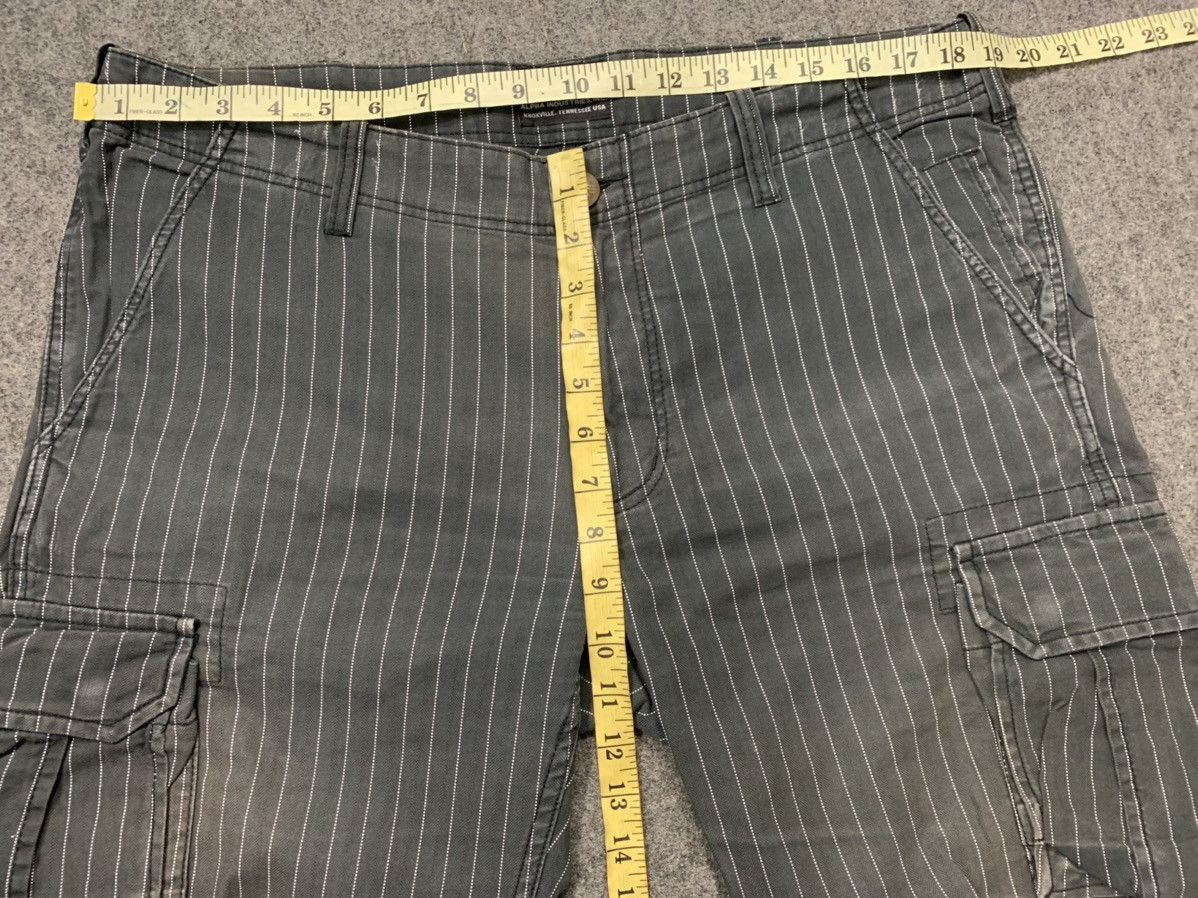 Alpha Industries 90s Alpha Industries Striped Hickory Cargo Utility Pant Size US 36 / EU 52 - 8 Thumbnail