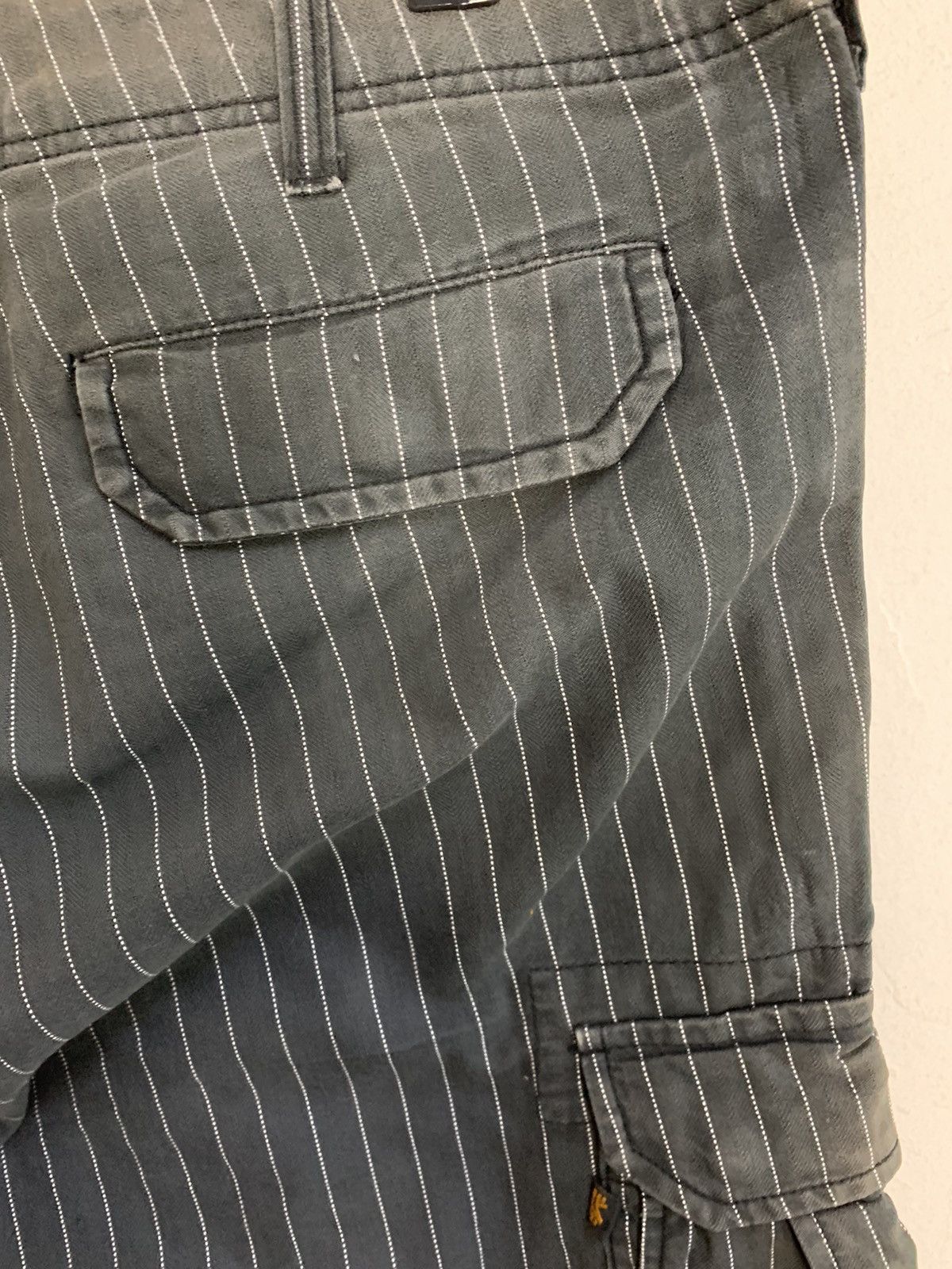 Alpha Industries 90s Alpha Industries Striped Hickory Cargo Utility Pant Size US 36 / EU 52 - 7 Thumbnail