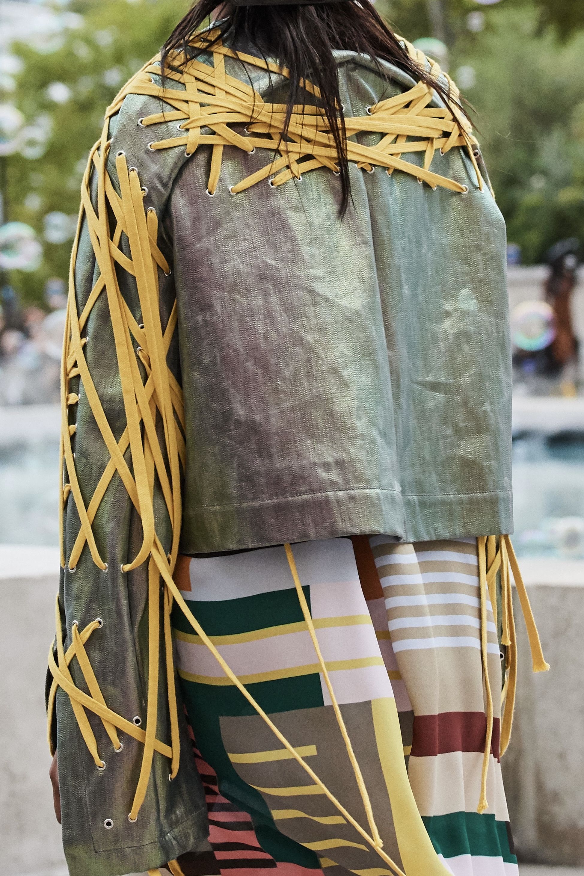 Rick Owens S/S 2020 Megalace Iridescent Runway Jacket (SS20, Tecuatl) Size US M / EU 48-50 / 2 - 19 Thumbnail