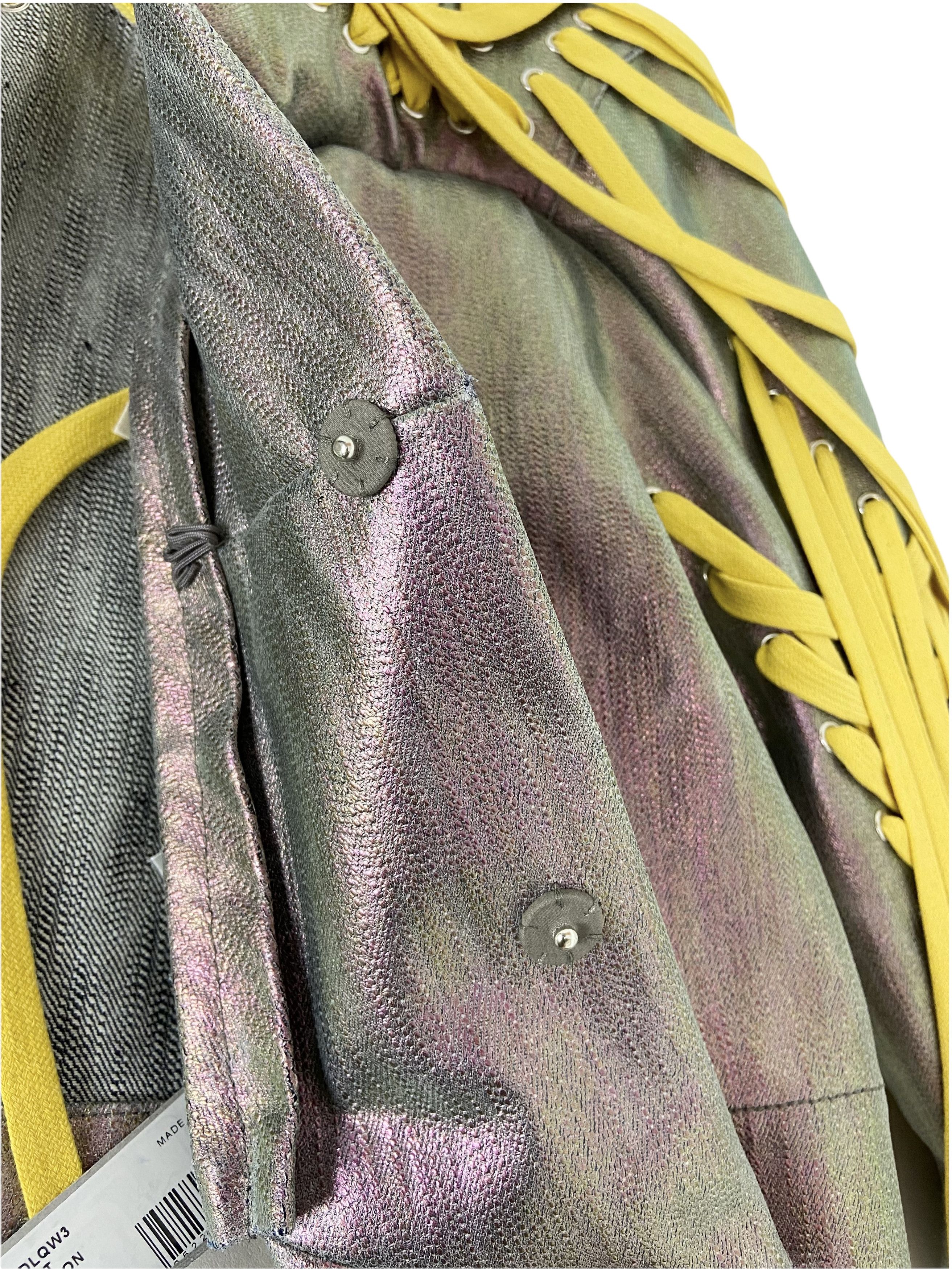 Rick Owens S/S 2020 Megalace Iridescent Runway Jacket (SS20, Tecuatl) Size US M / EU 48-50 / 2 - 10 Thumbnail