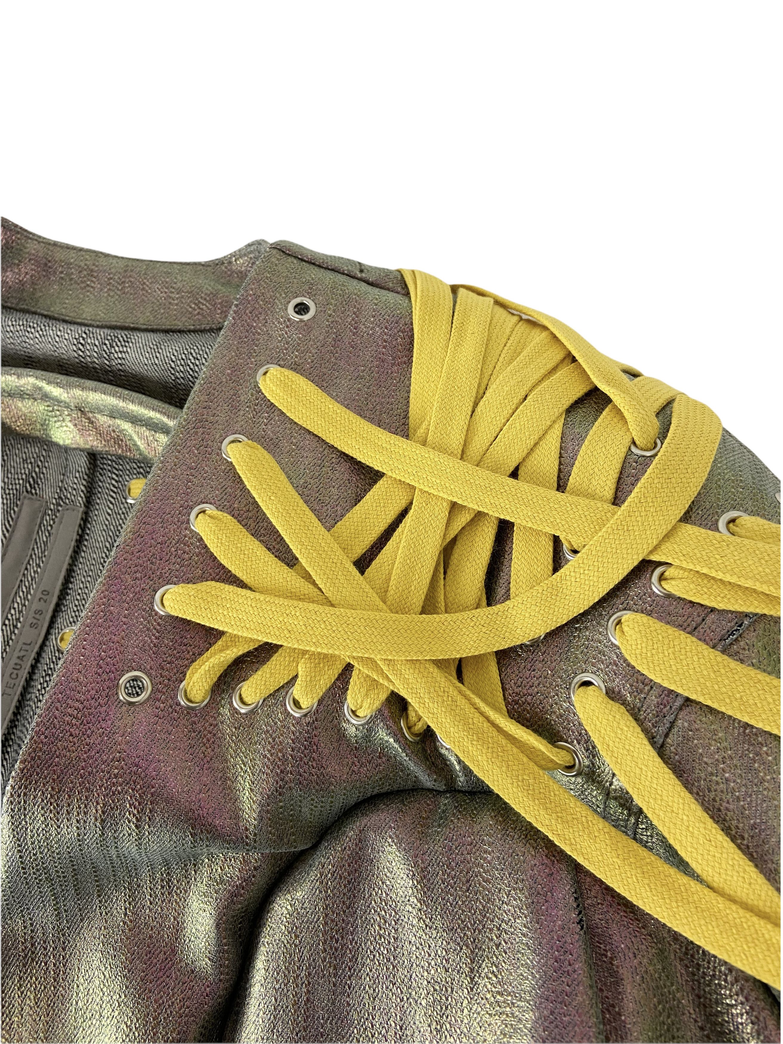 Rick Owens S/S 2020 Megalace Iridescent Runway Jacket (SS20, Tecuatl) Size US M / EU 48-50 / 2 - 5 Thumbnail