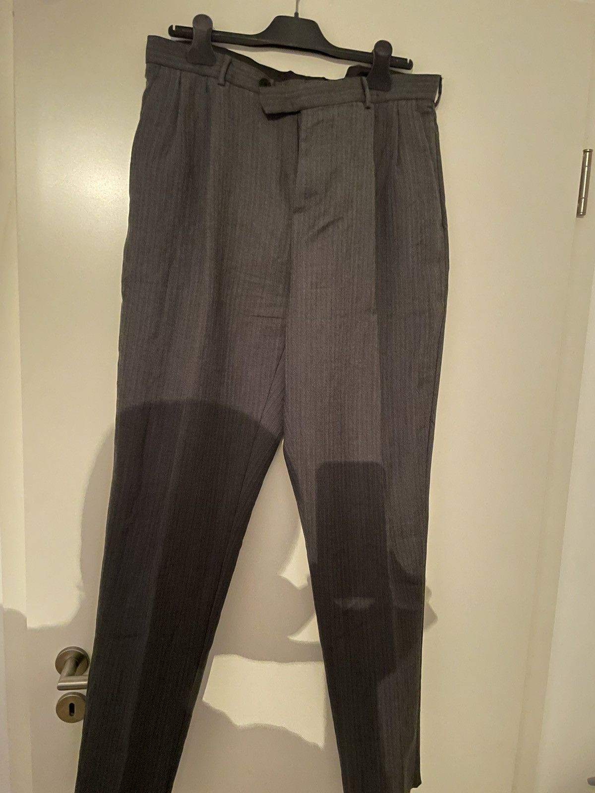 Dior Dior Homme Grey Wool Pants 52 Size US 34 / EU 50 - 2 Thumbnail