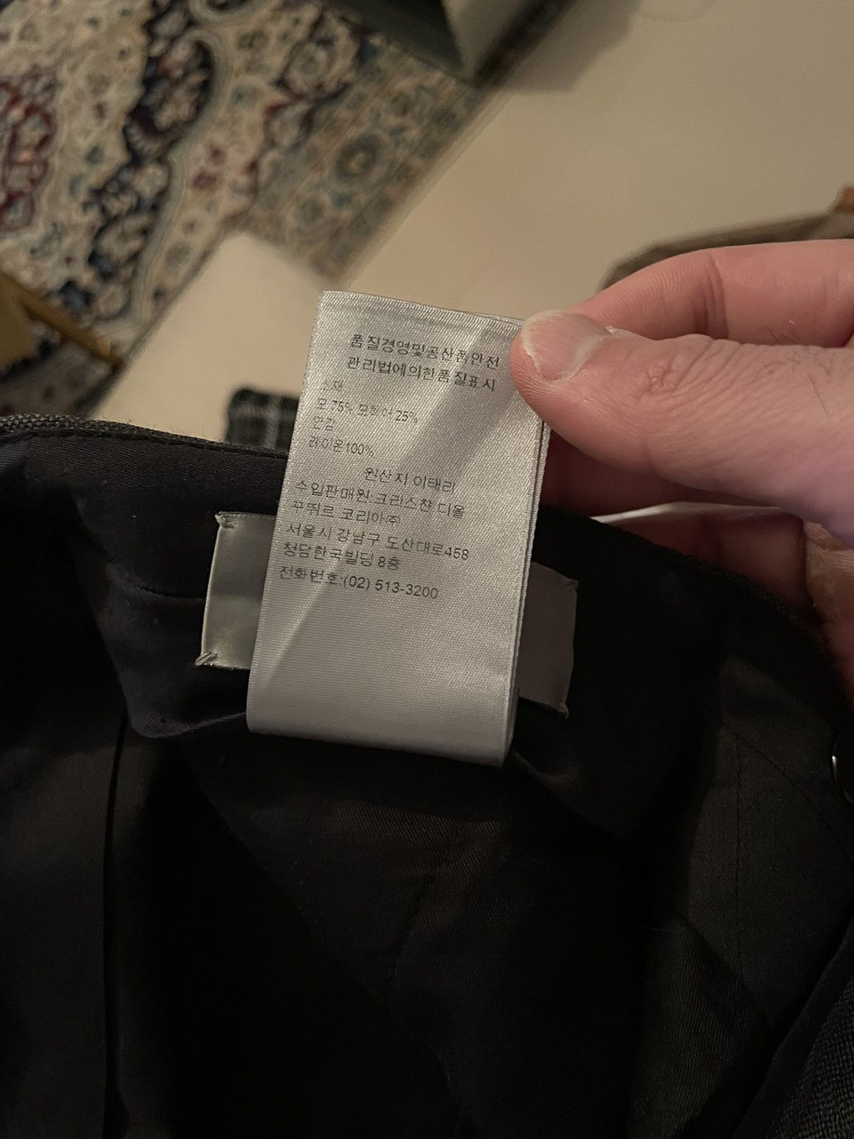 Dior Dior Homme Grey Wool Pants 52 Size US 34 / EU 50 - 9 Thumbnail