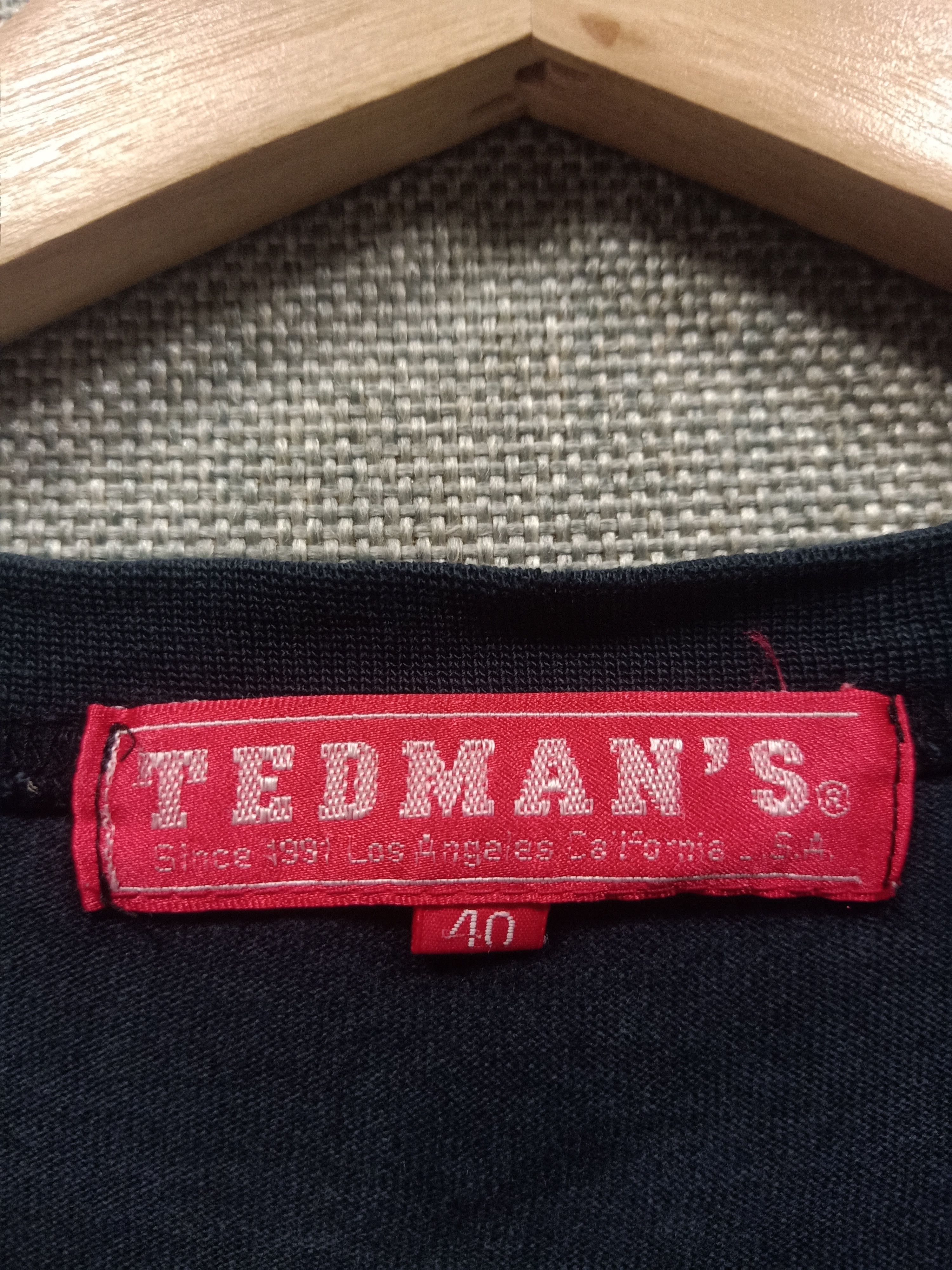 Tedman Vintage t shirt tedman's logo embroidery Size US L / EU 52-54 / 3 - 6 Thumbnail