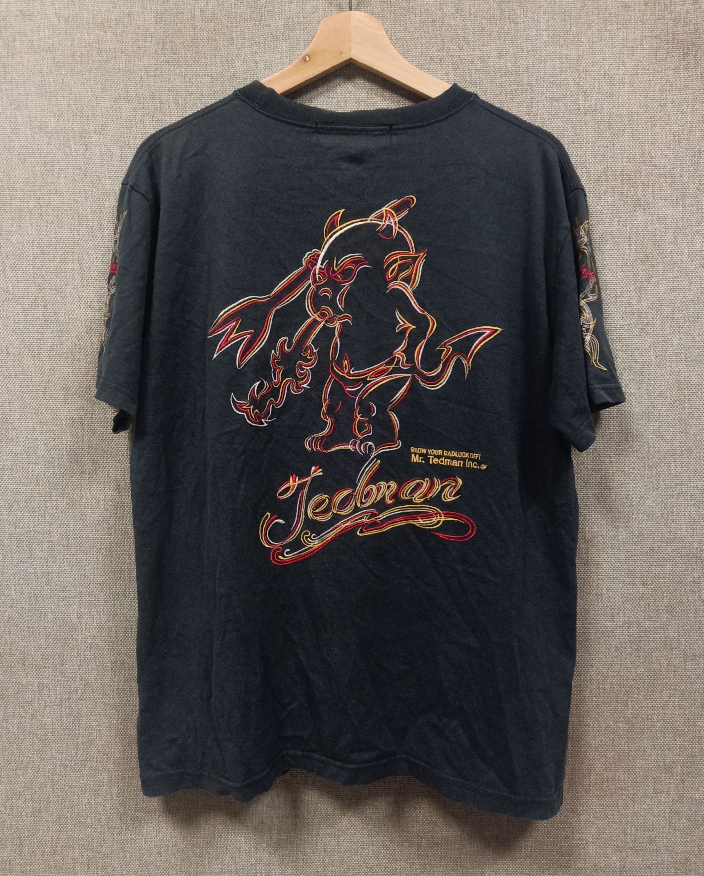 Tedman Vintage t shirt tedman's logo embroidery Size US L / EU 52-54 / 3 - 1 Thumbnail