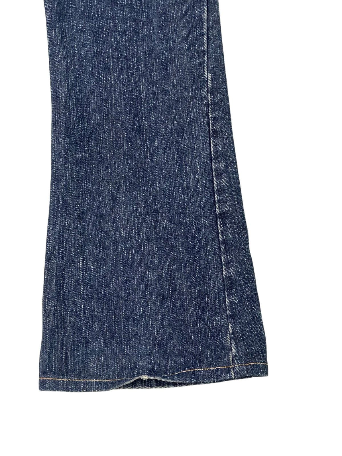 Japanese Brand Flare Jeans Embroydery Hawk Low Rise Boot Cut 2🟦6 Size US 30 / EU 46 - 4 Thumbnail
