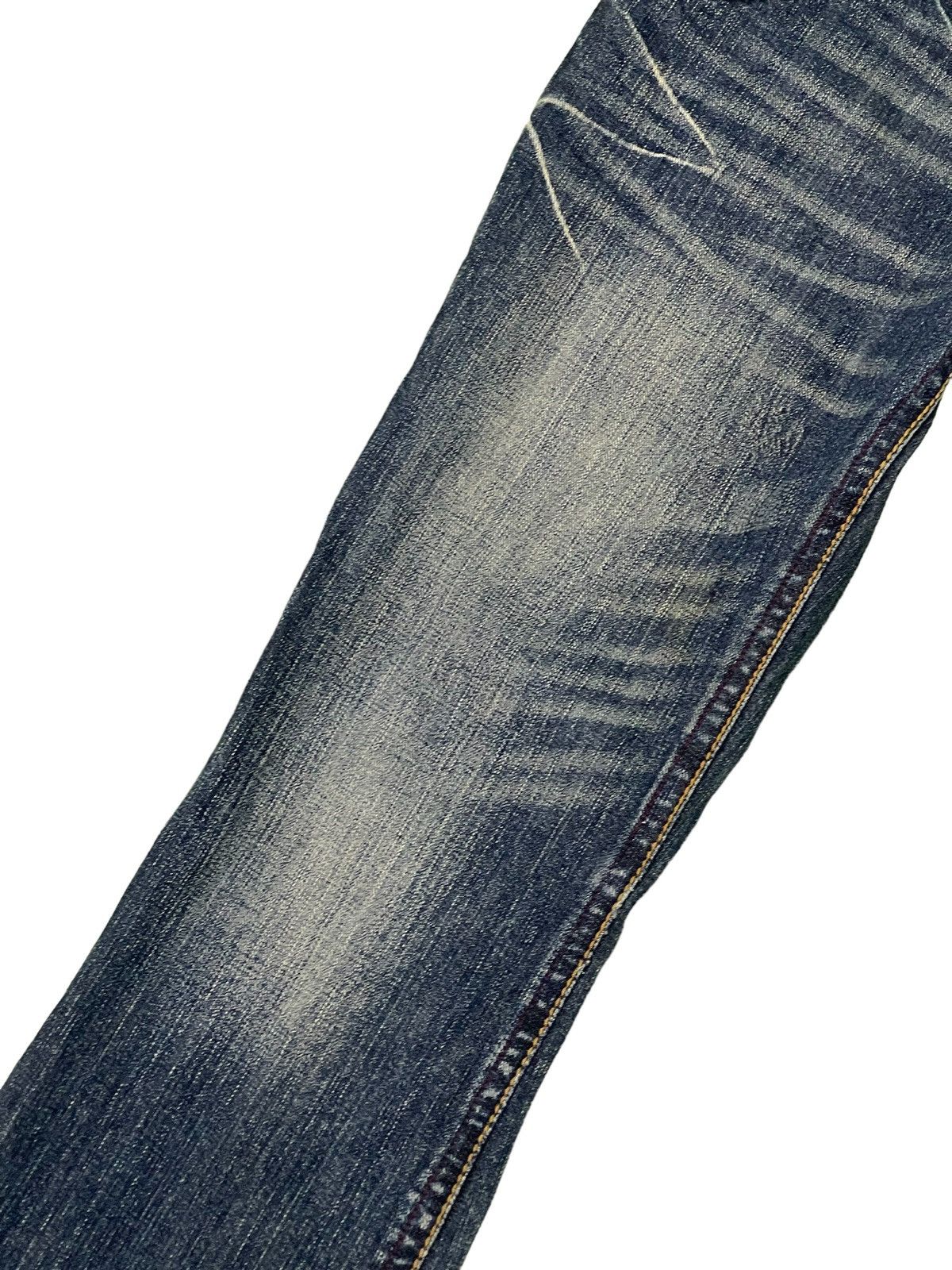 Japanese Brand Flare Jeans Embroydery Hawk Low Rise Boot Cut 2🟦6 Size US 30 / EU 46 - 17 Thumbnail