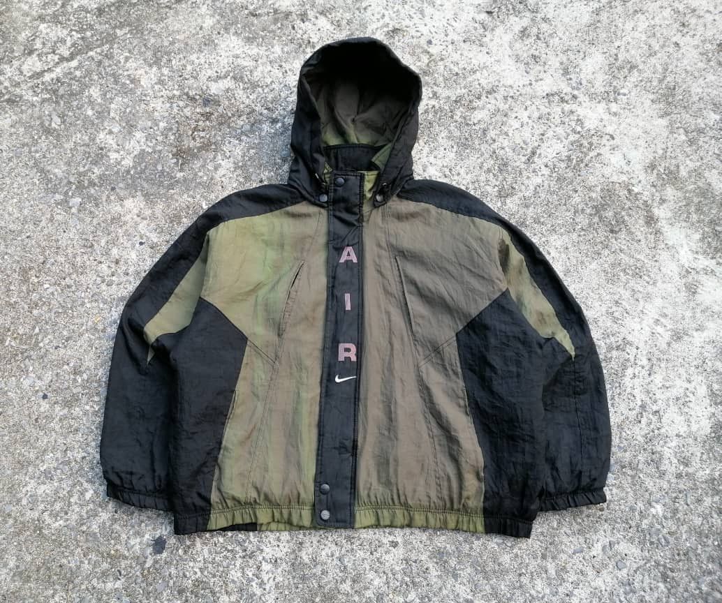 Nike × Vintage Vintage 90s Nike Air Swoosh Jacket Size US L / EU 52-54 / 3 - 1 Thumbnail