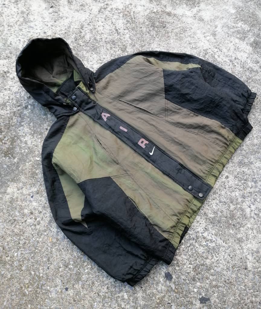 Nike × Vintage Vintage 90s Nike Air Swoosh Jacket Size US L / EU 52-54 / 3 - 3 Thumbnail