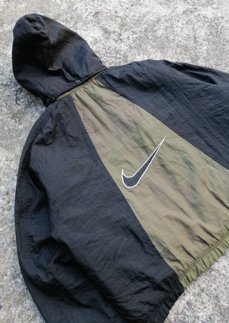 Nike × Vintage Vintage 90s Nike Air Swoosh Jacket Size US L / EU 52-54 / 3 - 5 Thumbnail