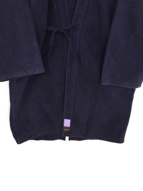 Indigo × Japanese Brand × Pure Blue Japan ‼️OFFER ACCEPT‼️Sashiko Stitch Indigo Dyed Kendo Jacket Visvim Size US M / EU 48-50 / 2 - 5 Thumbnail
