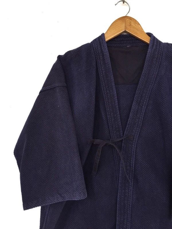 Indigo × Japanese Brand × Pure Blue Japan ‼️OFFER ACCEPT‼️Sashiko Stitch Indigo Dyed Kendo Jacket Visvim Size US M / EU 48-50 / 2 - 4 Thumbnail