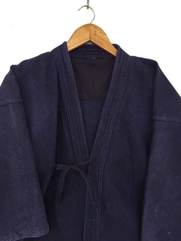 Indigo × Japanese Brand × Pure Blue Japan ‼️OFFER ACCEPT‼️Sashiko Stitch Indigo Dyed Kendo Jacket Visvim Size US M / EU 48-50 / 2 - 2 Thumbnail