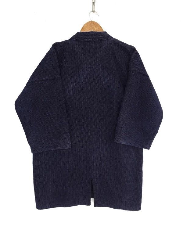 Indigo × Japanese Brand × Pure Blue Japan ‼️OFFER ACCEPT‼️Sashiko Stitch Indigo Dyed Kendo Jacket Visvim Size US M / EU 48-50 / 2 - 6 Thumbnail