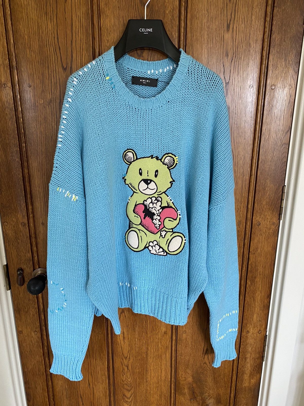 Amiri teddy bear outlet sweater