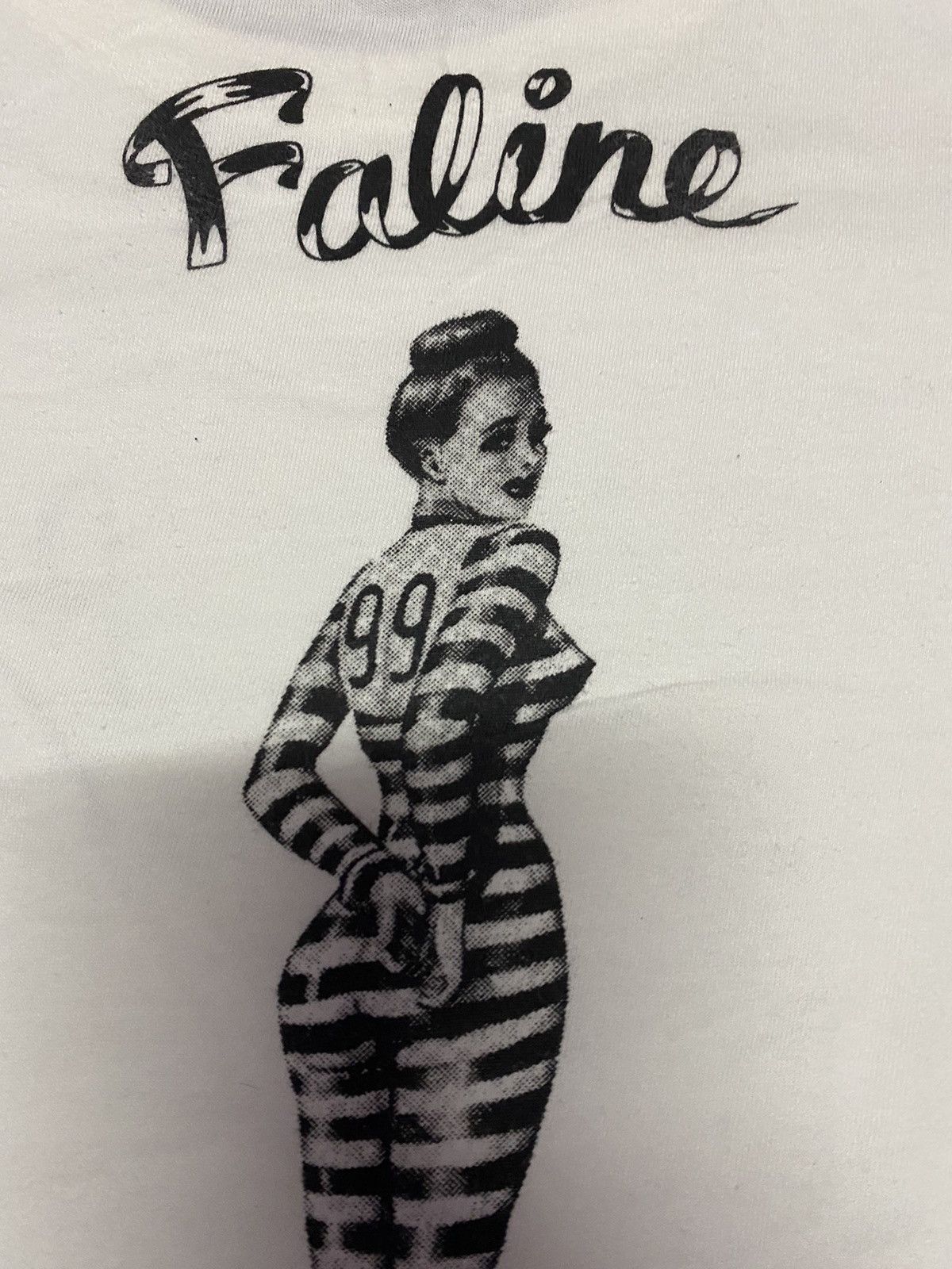 Japanese Brand Faline X Rihardson bizarre pinup girl prisoners tee Size US M / EU 48-50 / 2 - 4 Thumbnail