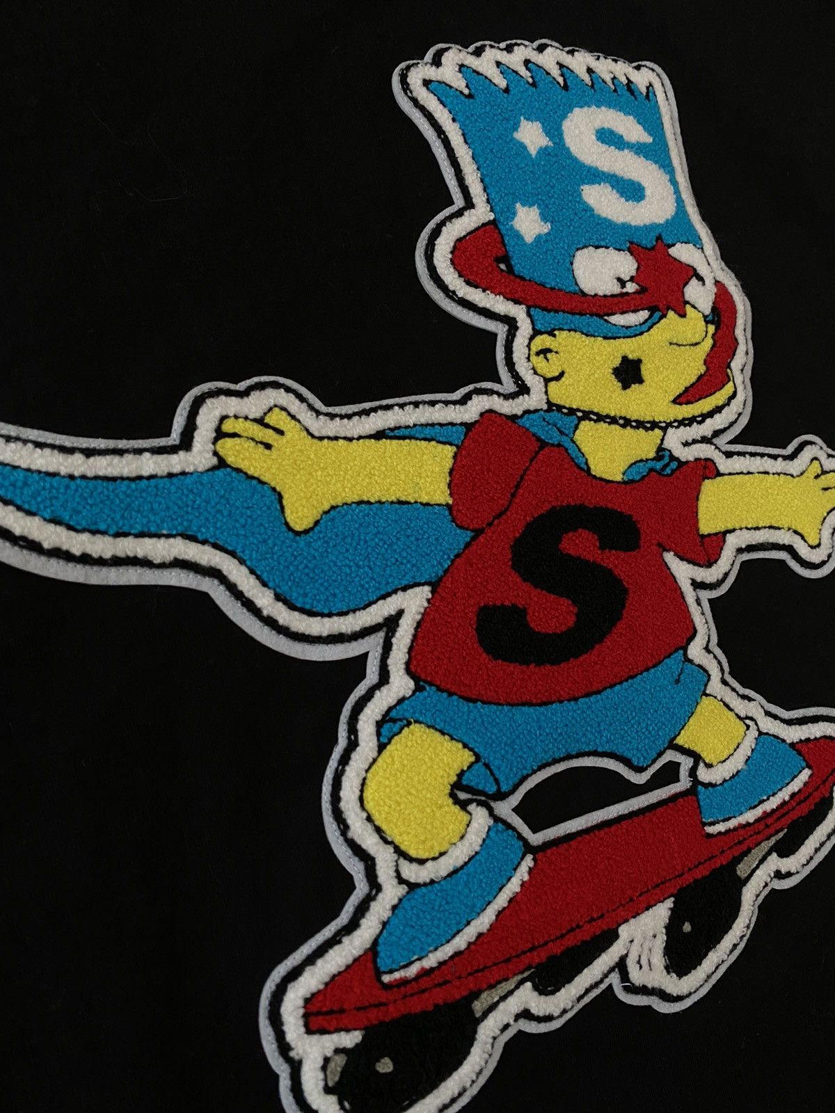 Sukamii Sukamii x The Simpsons Chenille Bart Black Tee 2XL XXL ❄️ Size US XXL / EU 58 / 5 - 3 Thumbnail