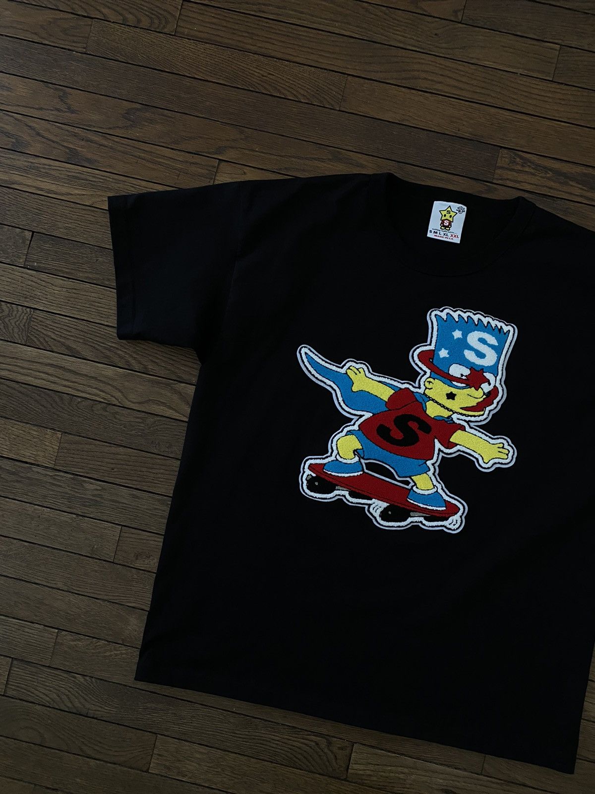 Sukamii Sukamii x The Simpsons Chenille Bart Black Tee 2XL XXL ❄️ Size US XXL / EU 58 / 5 - 2 Thumbnail