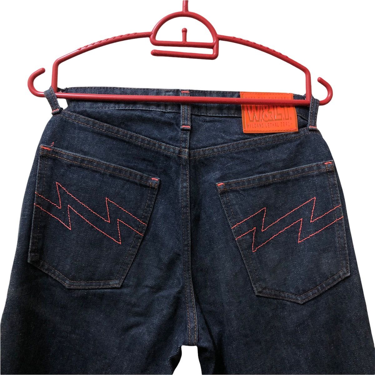 W&LT KISS THE FUTURE W.&LT WILD AND LETHAL TRASH DENIM Size US 27 - 9 Thumbnail