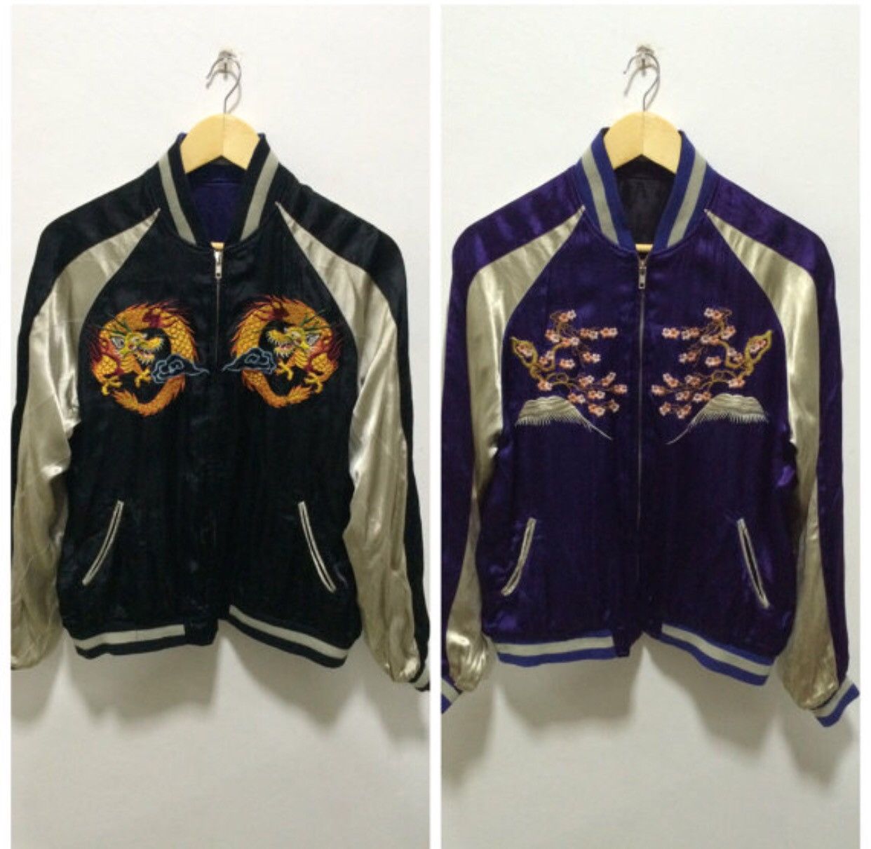 Other Sukajan Japan Reversible Embroidery Souvenirs Rayon Jacket Size US M / EU 48-50 / 2 - 2 Thumbnail