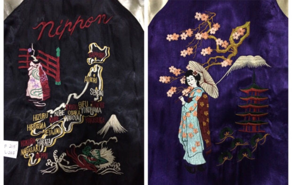 Other Sukajan Japan Reversible Embroidery Souvenirs Rayon Jacket Size US M / EU 48-50 / 2 - 4 Thumbnail